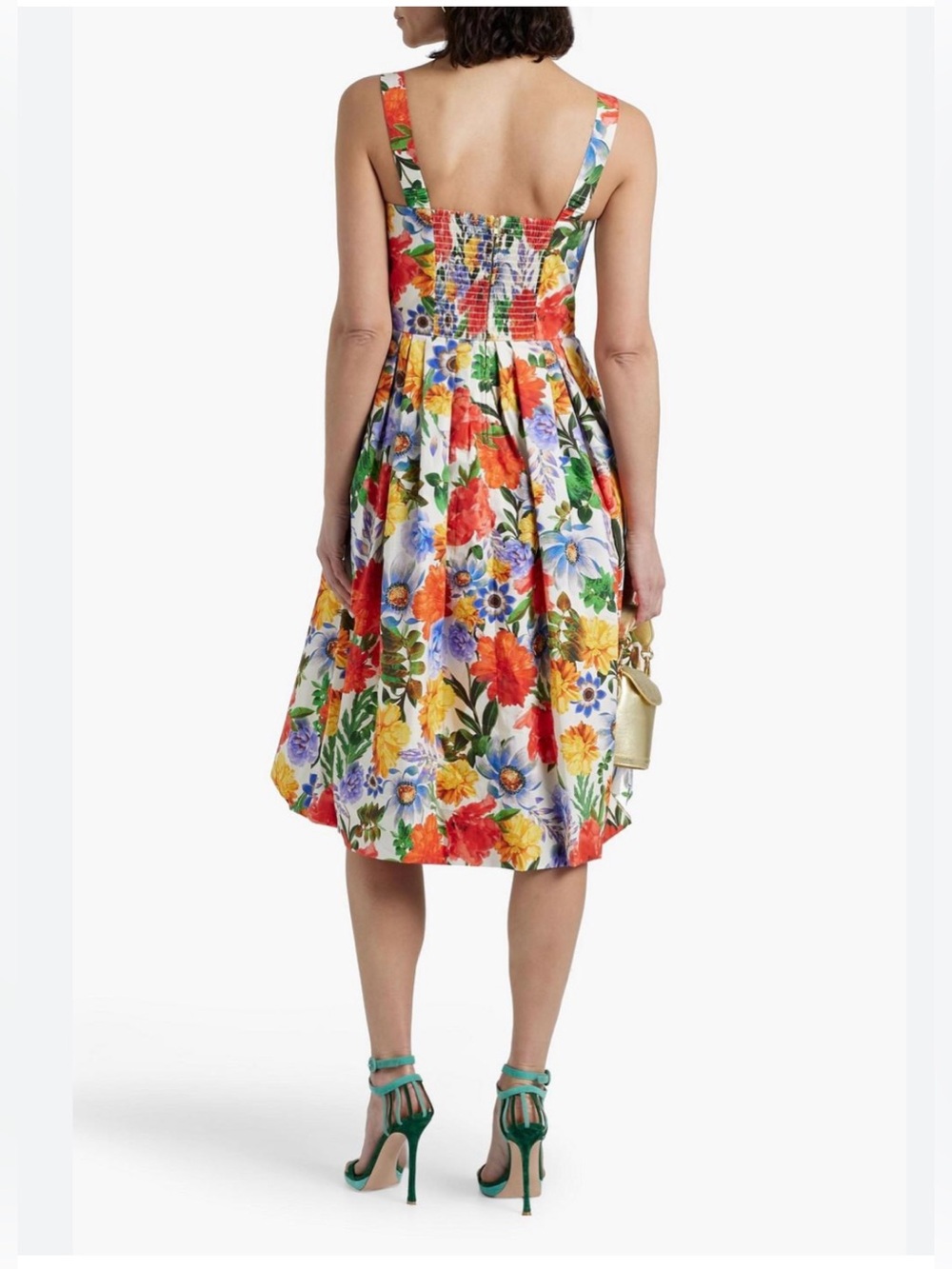 Cara Cara Laurel Floral Knotted Midi Dress  Size 2 - Picture 2 of 11